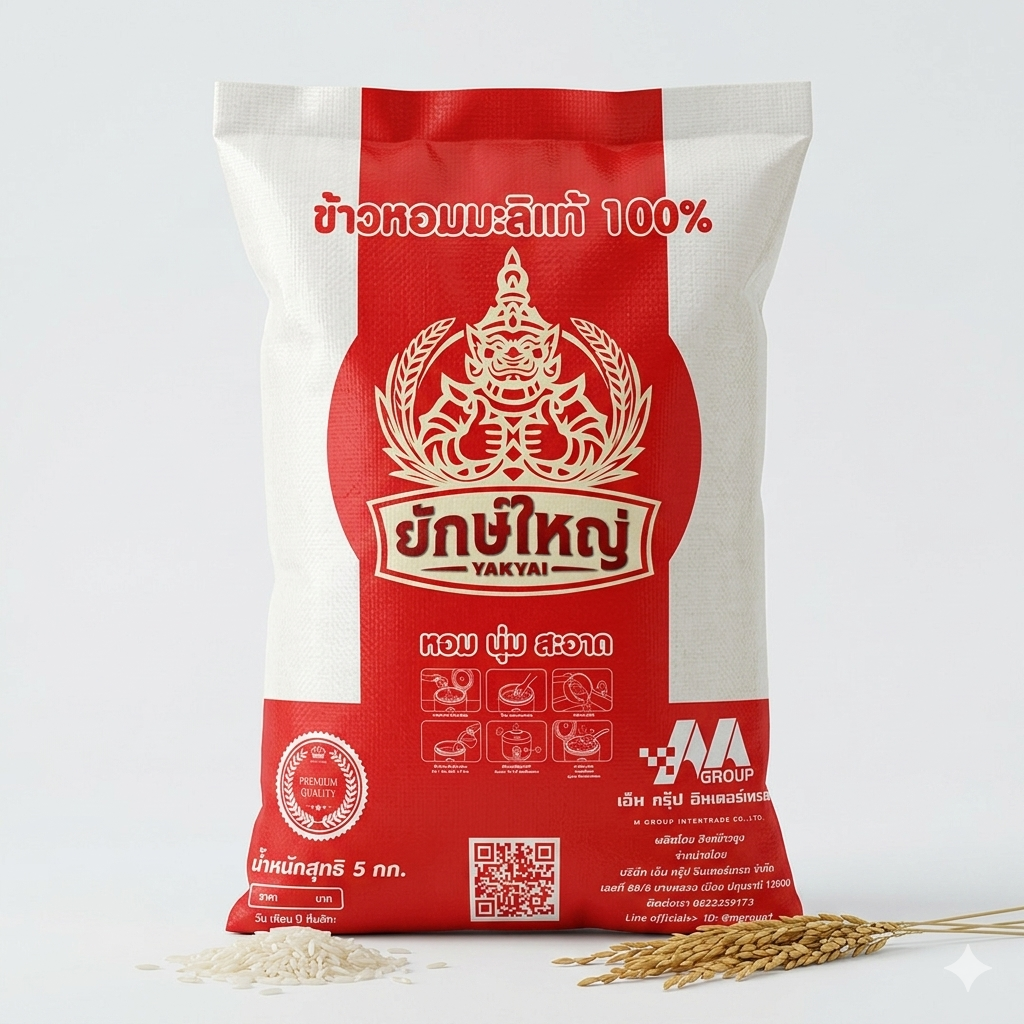 ข้าวหอมมะลิ ยักษ์ใหญ่ 5kg
