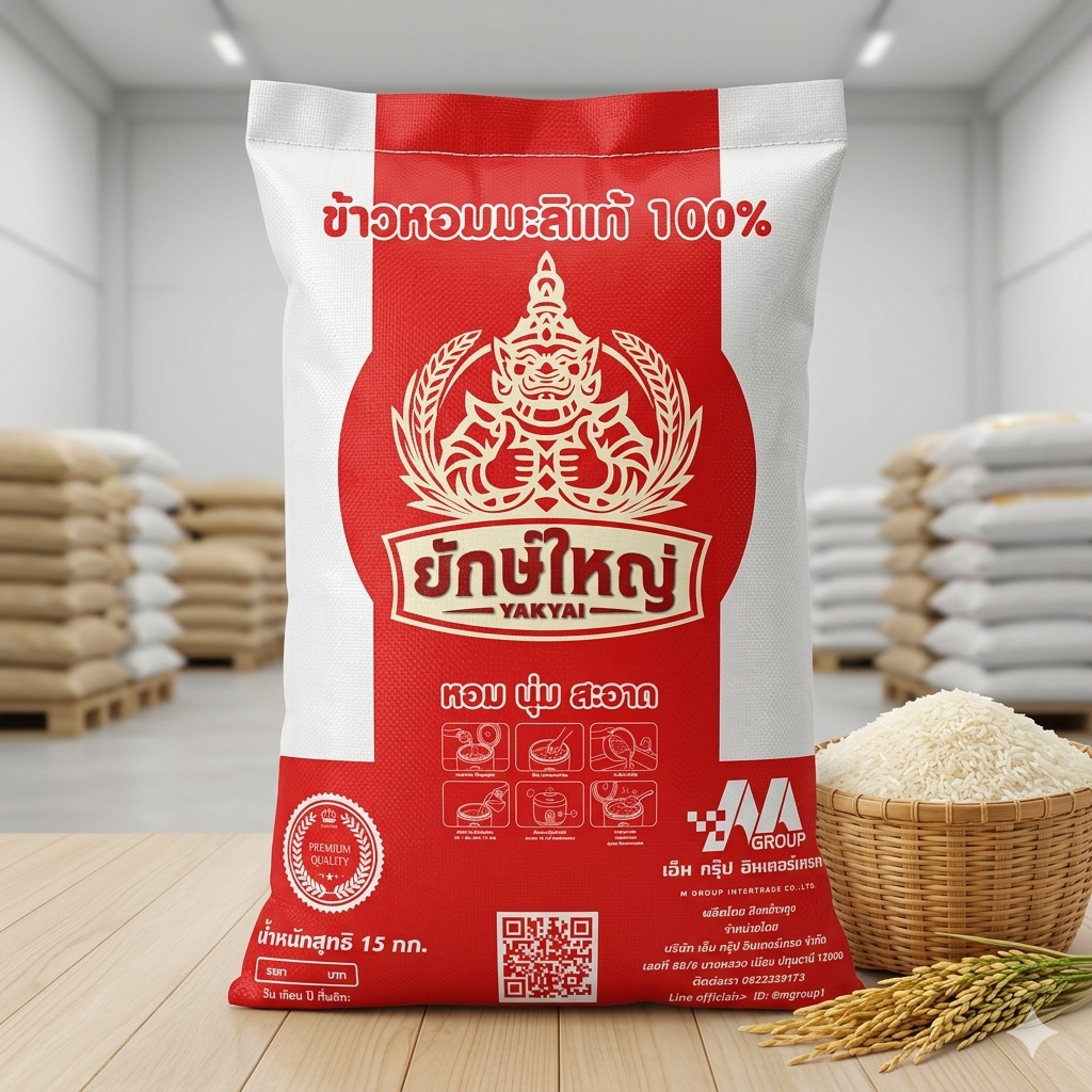 ข้าวหอมมะลิ ยักษ์ใหญ่ 15kg